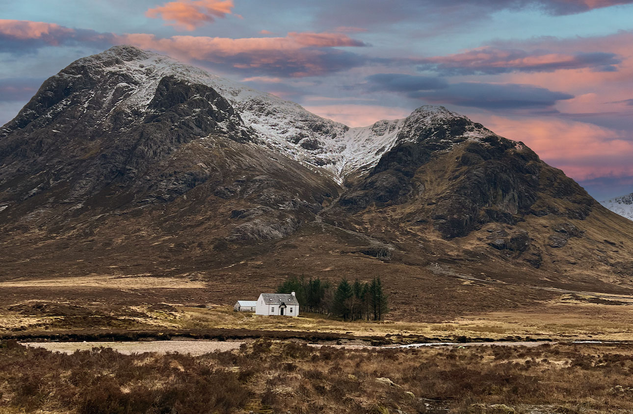 Website design inspiration in Scottish Highlands