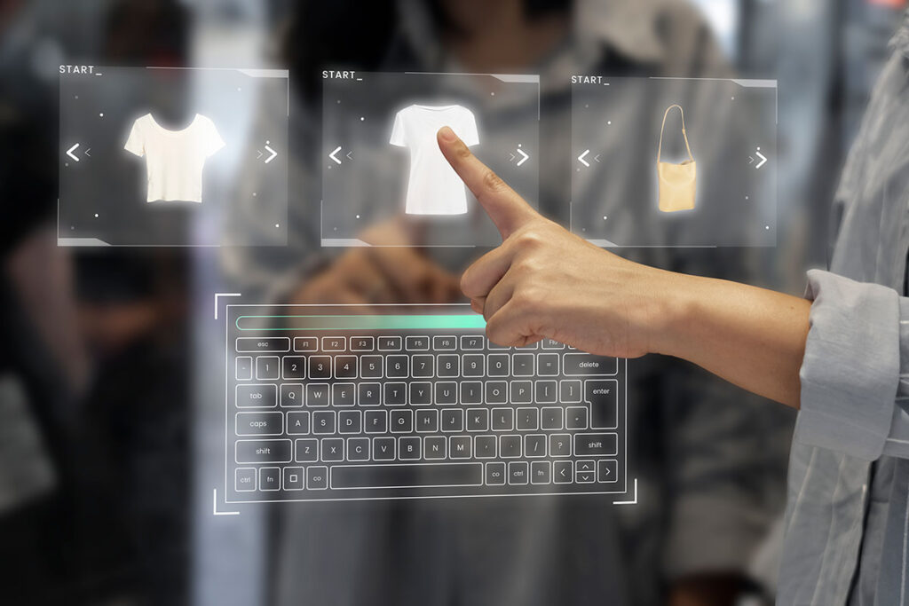 E-commerce dashboard with personalised user experience